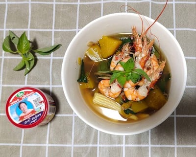 แกงเลียงกุ้งสด