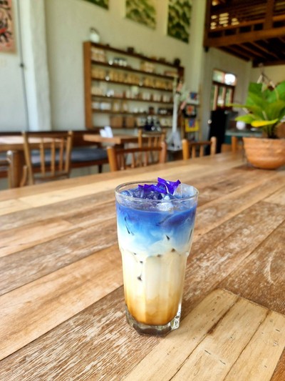 Blue Coffee Latte
