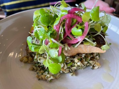 Grilled rainbow trout