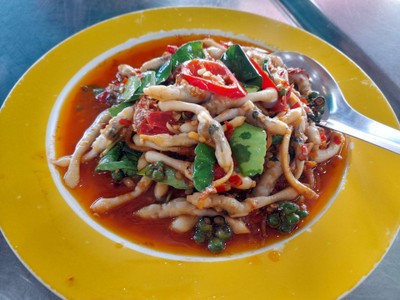 หอยหลอดผัดฉ่า