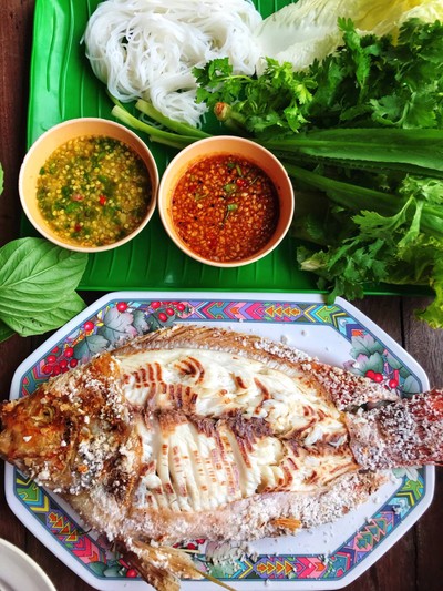 เมี่ยงปลาเผา