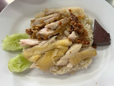 ข้าวมันไก่ผสม