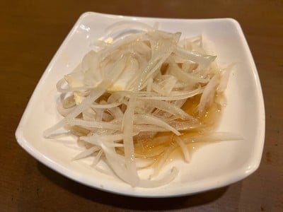 หอมใหญ่ในน้ำมันงา