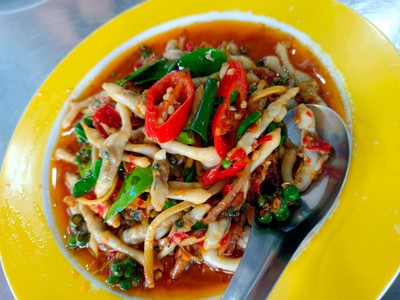 หอยหลอดผัดฉ่า