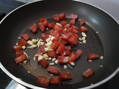 วิธีทำ ข้าวผัดกุนเชียง