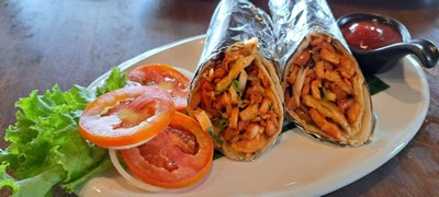 Chicken Tikka Kebab Roll