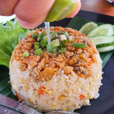 ข้าวผัดไข่ปู60.-