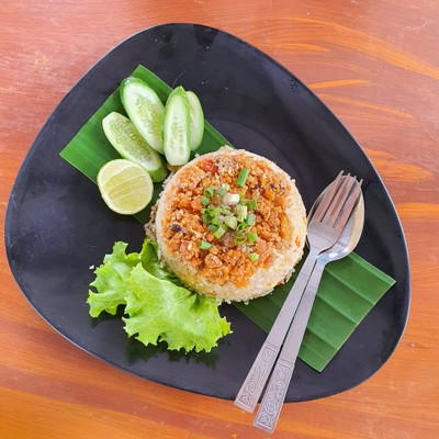 ข้าวผัดไข่ปู60.-