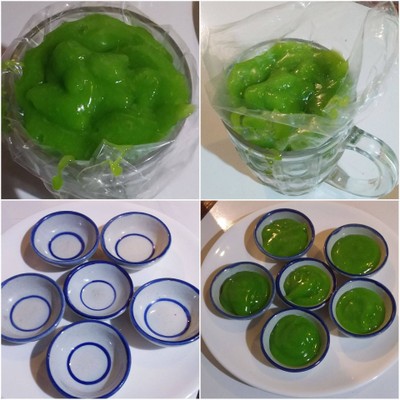 วิธีทำ ขนมเปียกปูนใบเตยหน้ากะทิสด