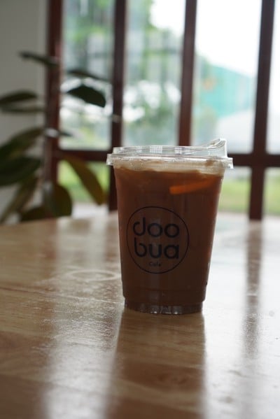 เมนูของร้าน Doobua cafe' ทุ่งบัวแดงบ้านนา