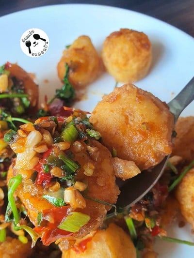 เต้าหู้คั่วพริกเกลือ