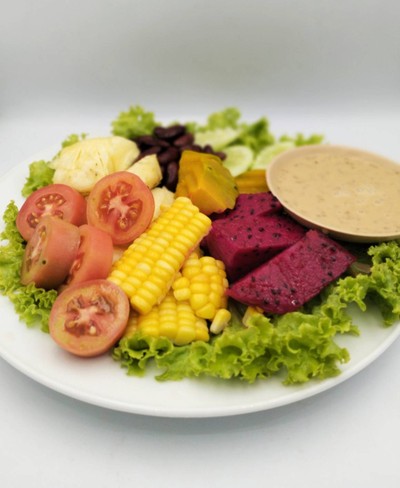 เมนูของร้าน อุทยานอาหารเจ-มังสวิรัติ