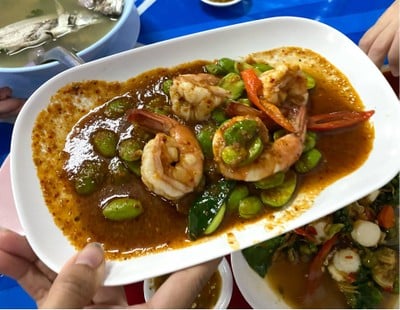 สะตอผัดกุ้ง