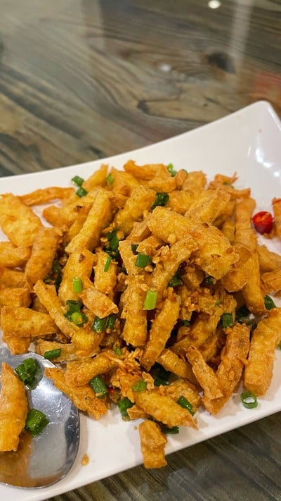 เต้าหู้ทอดพริกเกลือ椒盐豆腐