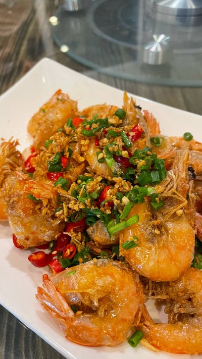 กุ้งทอดพริกเกลือ 椒盐虾 3ขีด