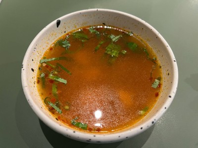 ซุปสไปซี่ไก่ย่าง