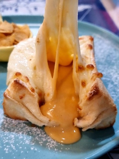 Salted-Egg Lava Cheese Toast