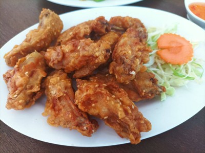 ปีกไก่ทอด