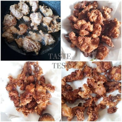 วิธีทำ ไก่ชิ้นทอดหมักพริกเกาหลี 🍗🌶