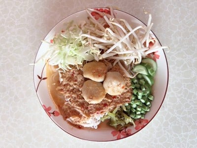 ขนมจีนน้ำยา[สูตรโบราณ]หลานป้ายงค์ ไทรน้อย-บางบัวทอง
