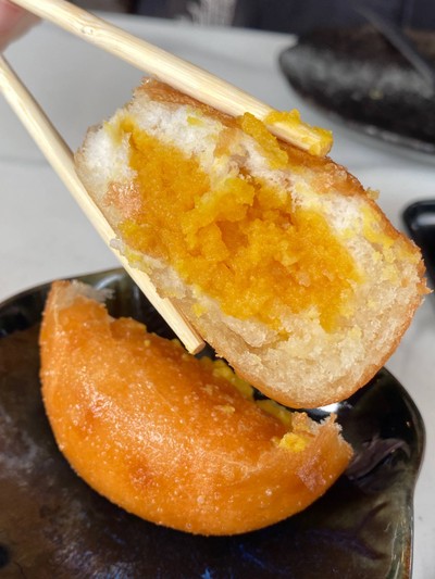 ซาลาเปาทอดไส้ครีม