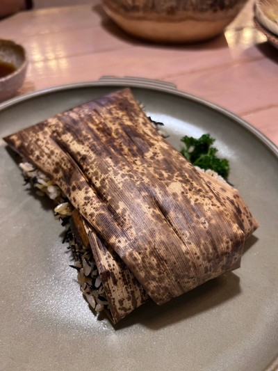 ข้าวหน้าปลาไหลห่อใบไผ่ญี่ปุ่น