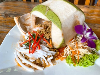 ห่อหมกทะเลมะพร้าวอ่อน