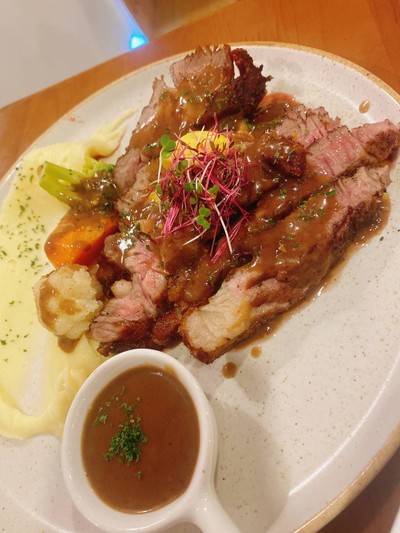 Rib eye steak