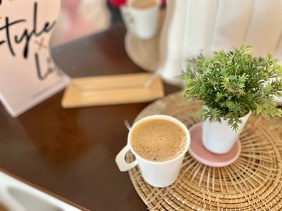☕️ Hot Latte. (ราคา 50 บาท)