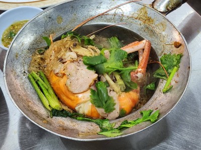 กุ้งอบวุ้นเส้น