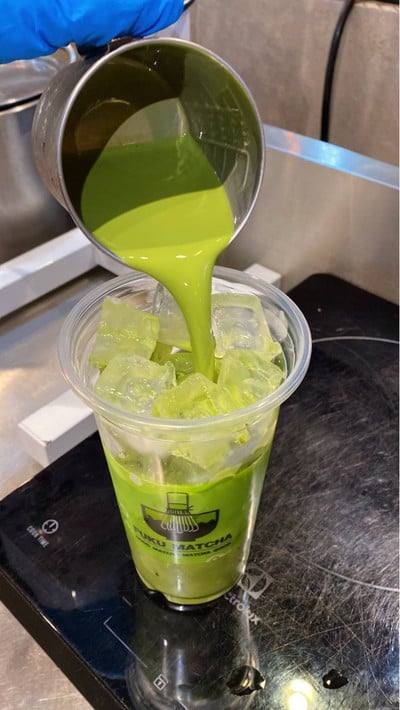 มัทฉะนมสด