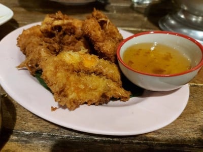 กุ้งชุบแป้งทอด