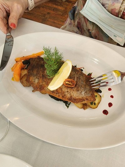 Grilled Sea Bass Fillet