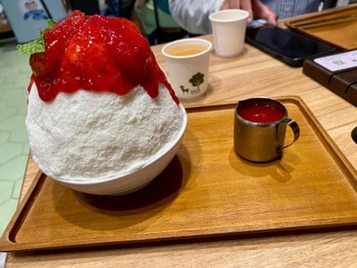 คากิโกริ รสสตอเบอรี่ชีสเค้ก