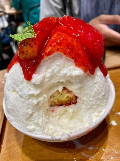 คากิโกริ รสสตอเบอรี่ชีสเค้ก