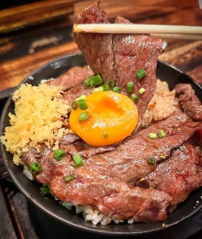 เมนูของร้าน Nikupura โคตรเนื้อย่าง 1945 นวลจันทร์