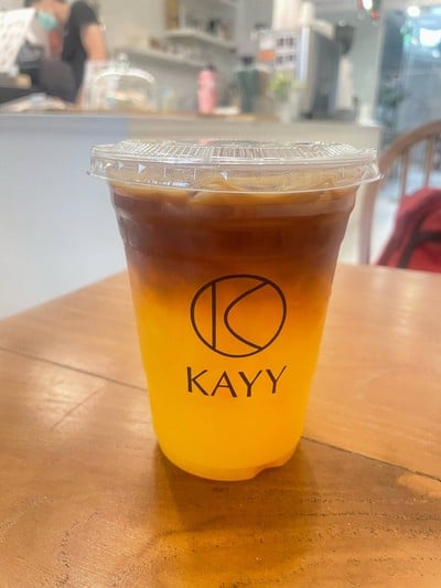 เมนูของร้าน KAYY COFFEE MATCHA & ORANGE โปรกาแฟส้ม สุดคุ้ม