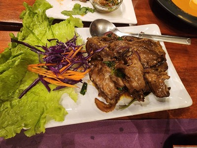 ผัดกระเพราเนื้อ(เอาเนื้อมาให้ผัด)