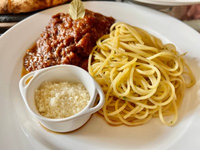 spaghetti chicken stew