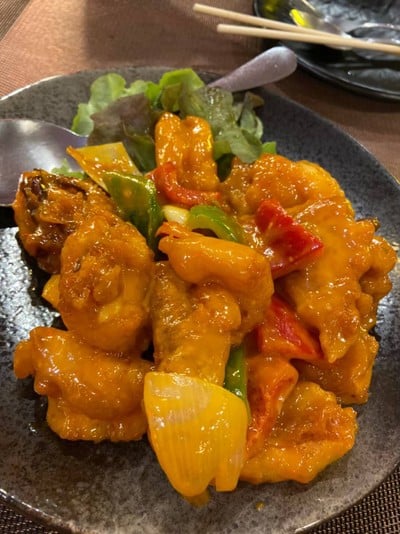 หมึกผัดไข่เค็ม