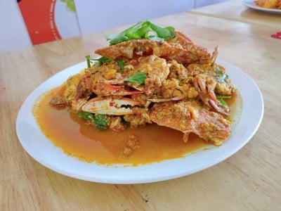 ตามสั่ง+ทะเลเผา by ย่างให้ทะเลซีฟู๊ด สาขา2(เพิ่มสิน)