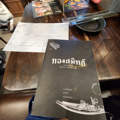 ป้ายราคาหรือสมุดเมนู