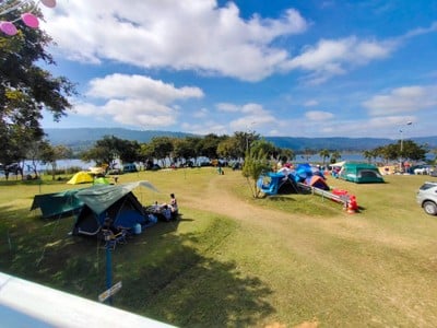 จุดกางเต้นท์อ่างเก็บน้ำบ้านสันกำแพง