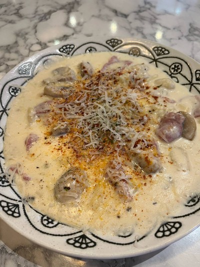 Mushroom Cream Gnocchi