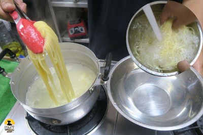 วิธีทำ สปาเก็ตตี้กิมจิ