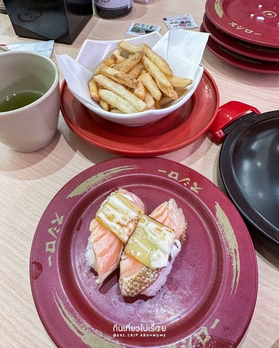 แซลมอนย่างชีส