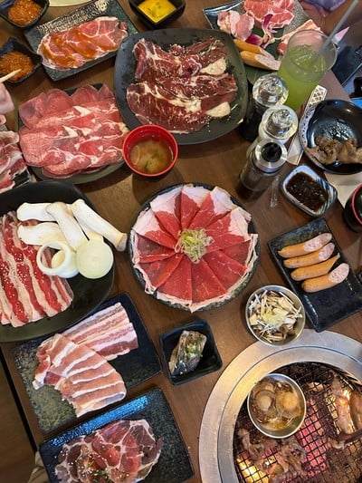 เมนูของร้าน Red Panda Yakiniku สาขาพญาไท