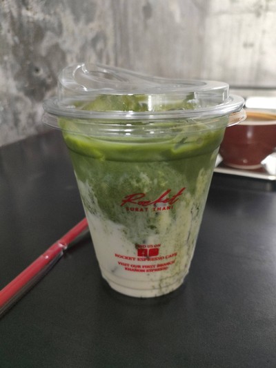 Iced Green Tea Latte