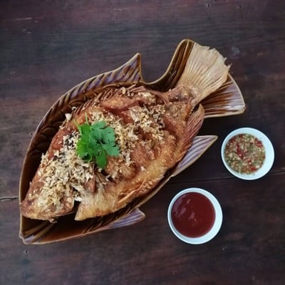 เมนูของร้าน ธนโภชนา ขุนยวม