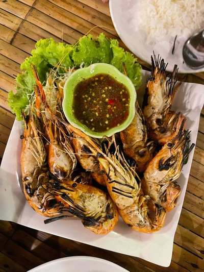 กุ้งเผา